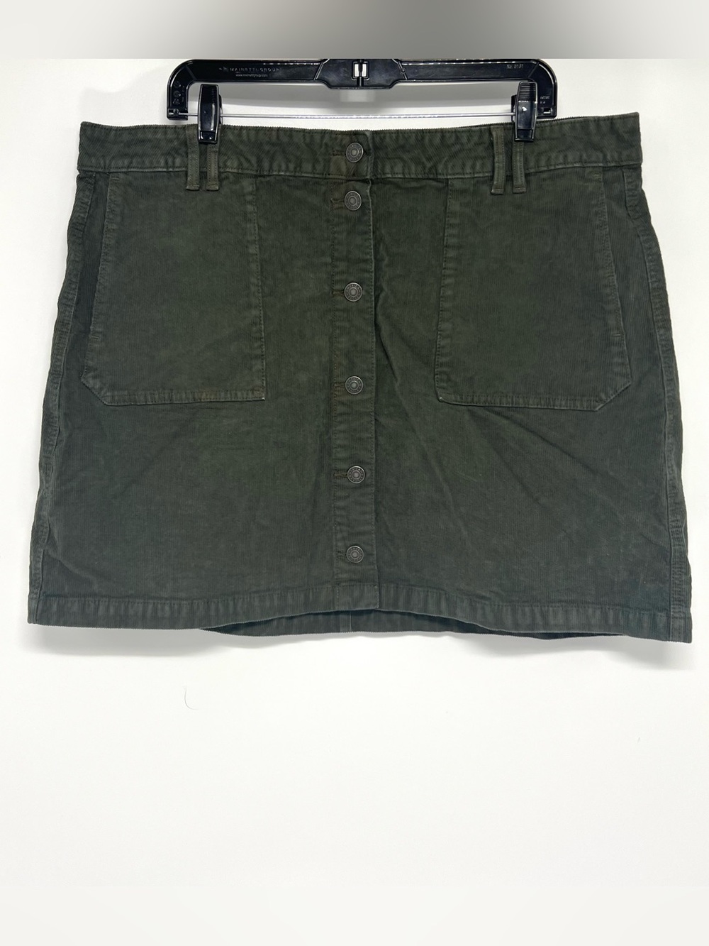 American eagle super high rise a line corduroy skirt 20 long